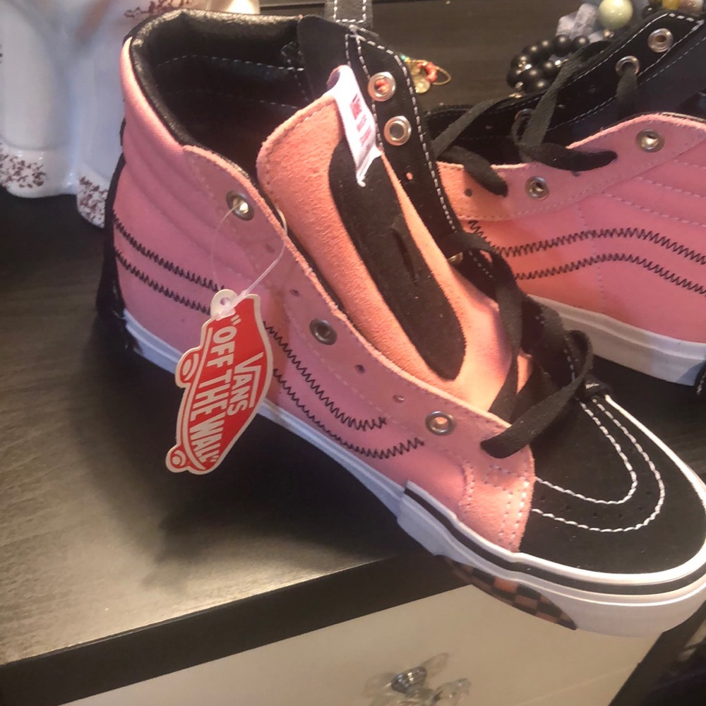 Pink/Black Vans
